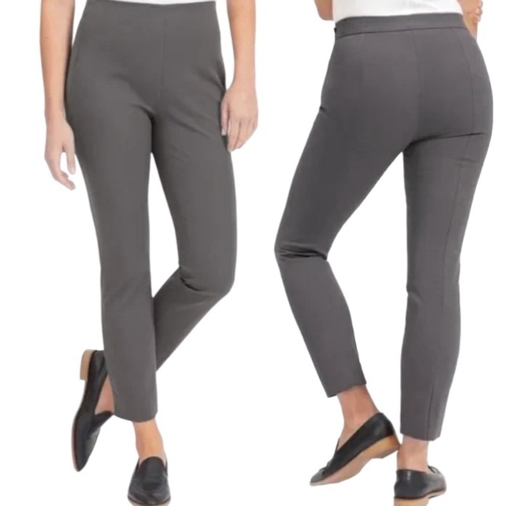 Everlane The Work Pants Sz 8 Cotton Blend Tapered Career Office Stretch Gray